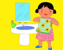 Hướng dẫn kỹ năng vệ sinh cá nhân cho bé (Rửa mặt)